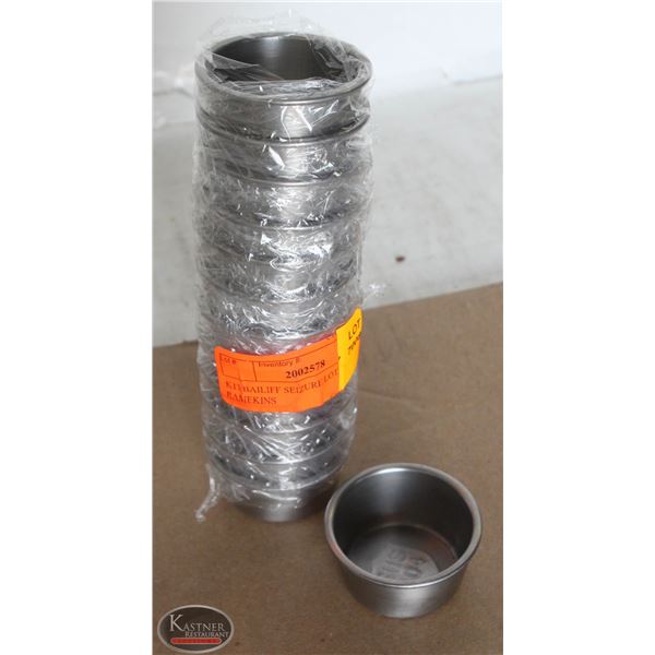 K13 BAILIFF SEIZURE:LOT OF 13 S/S RAMEKINS