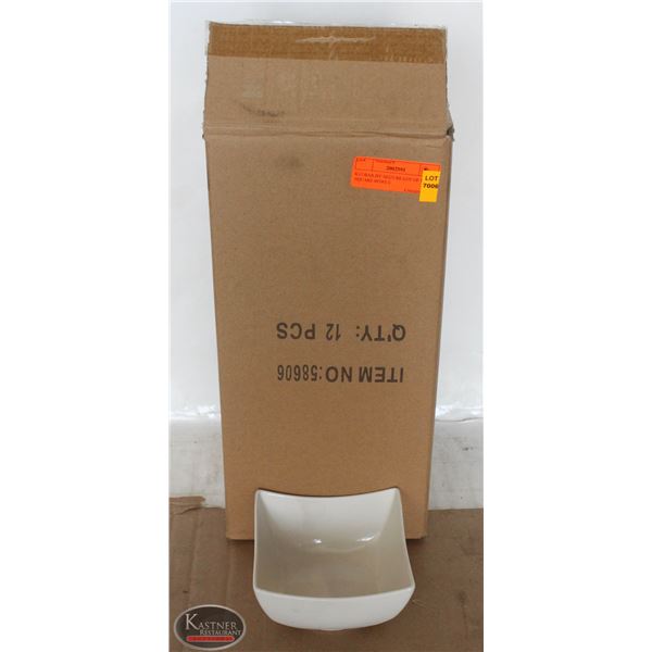 K13 BAILIFF SEIZURE:LOT OF 12 SQUARE BOWLS