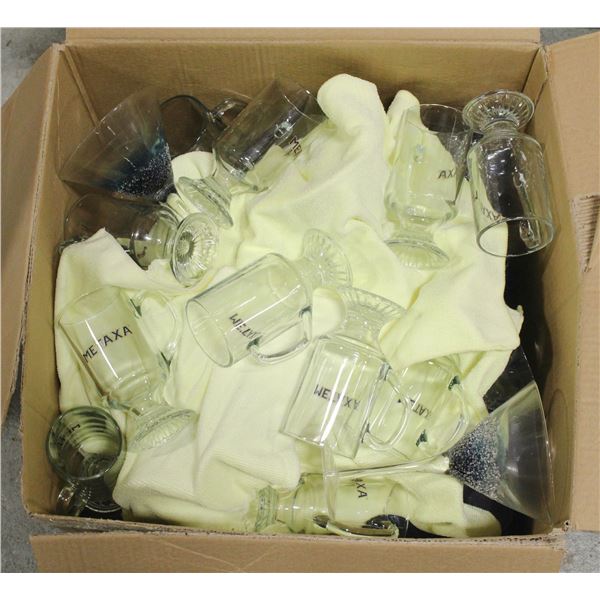 LARGE BOX OF ASSORTED GLASS