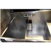 Image 2 : STAINLESS STEEL 2-WELL SINK W/ RIGHT DRAINBOARD &