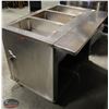 Image 3 : HATCH 3 WELL STEAM TABLE W/ FOLD-OUT  PREP SURFACE