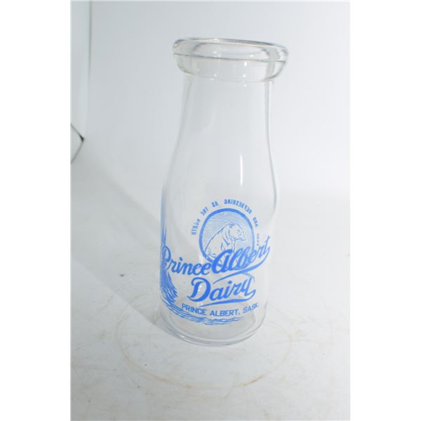 Prince Albert Dairy bottle -  polar bear