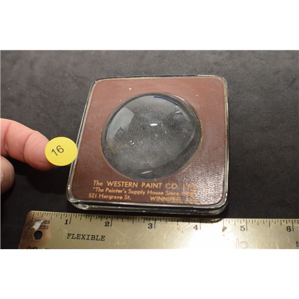 Antique desk magnifying glass