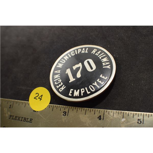 Regina antique Streetcar Badge