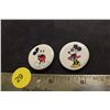 Image 1 : Vintage Mickey and Minnie Pinbacks