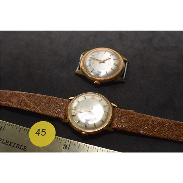 2 Vintage Timex Watches - 1 runs
