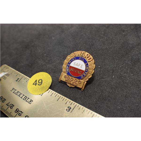 Antique Imperial Oil safe driving pin