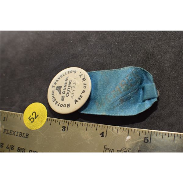 1911 Boot and shoe pinback