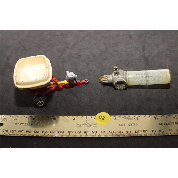 Vintage car pin stripe painter and toy