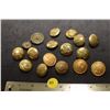 Image 1 : Canada Military button lot