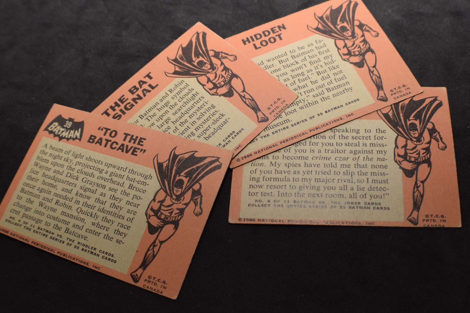 1966 Batman Cards