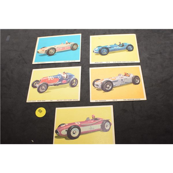 1960's Race Car cards