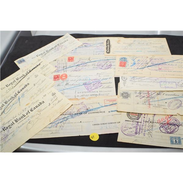 Antique checks