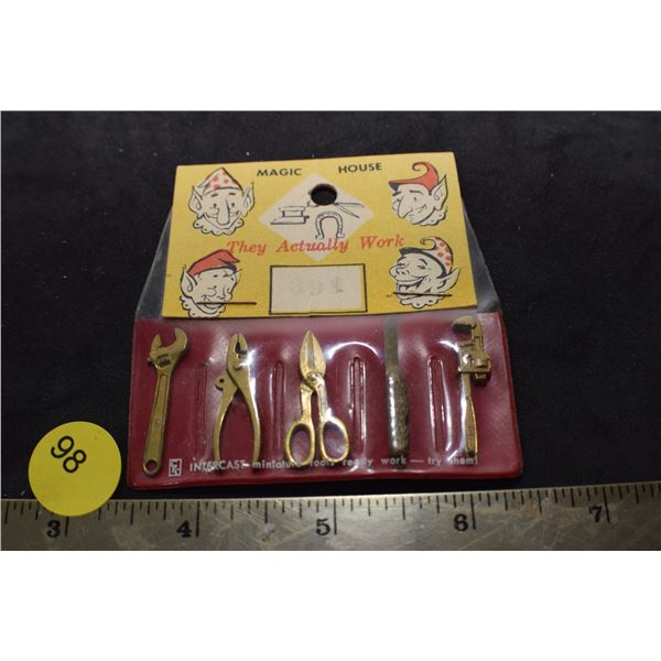 Antique NOS Toy tools even a folding knife