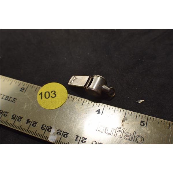 Antique Tiny Nickle Whistle