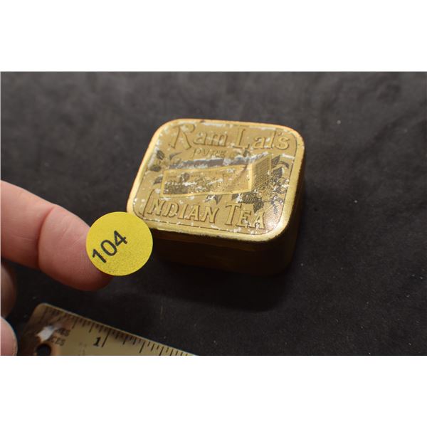 Tiny Indian Tea tin