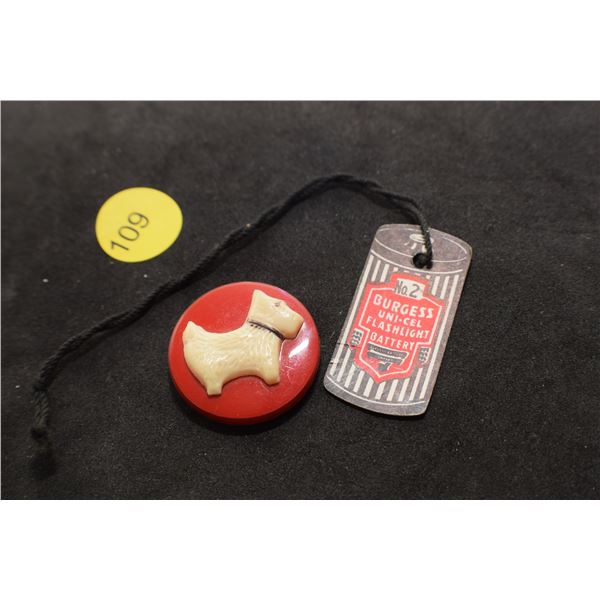 Burgess Battery Price tag