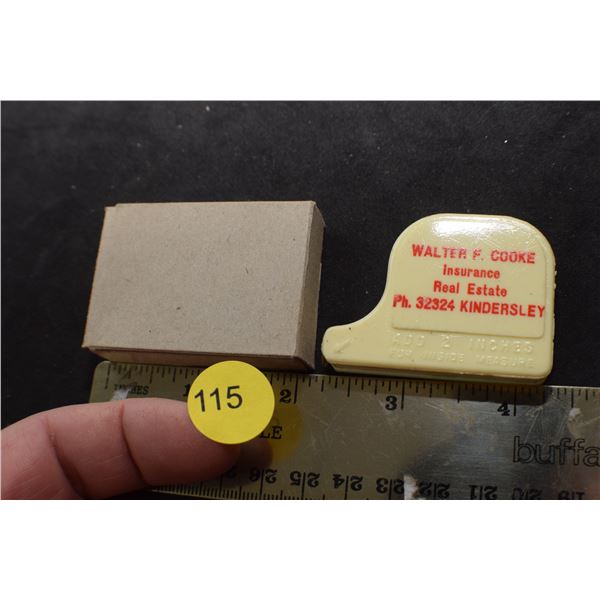 NOS Antique Kindersley tape measure