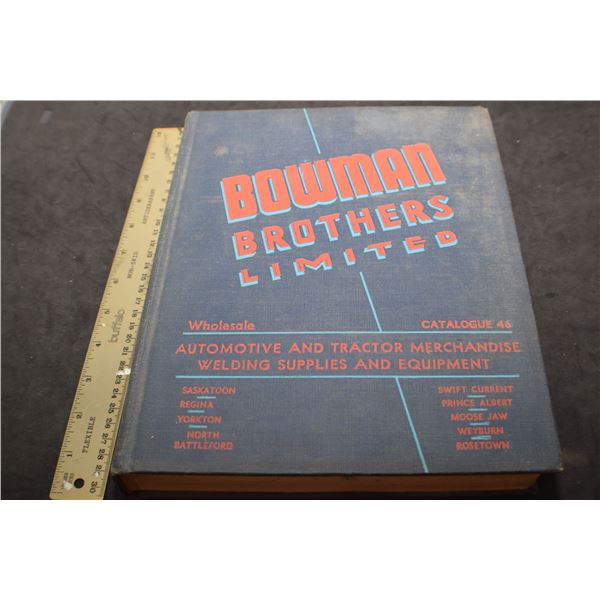 Bowman Bros. Catalog - Saskatchewan company