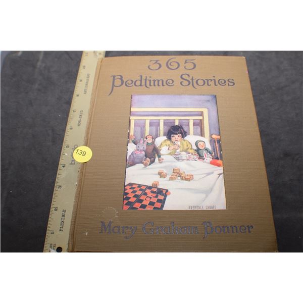 1923 1st edition 365 bedtime stories book - very clean