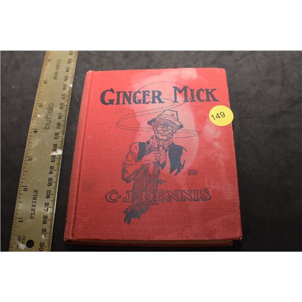 1916 WW 1 Ginger Mick book
