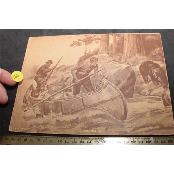 Hunting scene notebook
