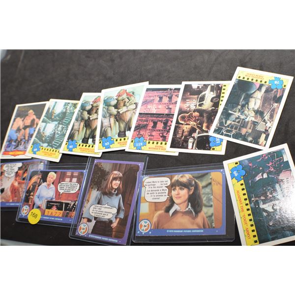 Various trading cards