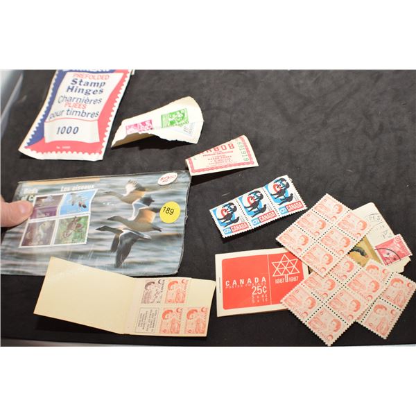 Unused Canadian stamps