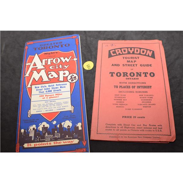 Antique Toronto maps