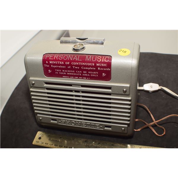 Antique Coin-op Jukebox remote? Light? Radio?