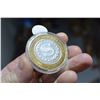 Image 2 : $10 Las Vegas .999 Silver gaming token (approx 1.27 oz)