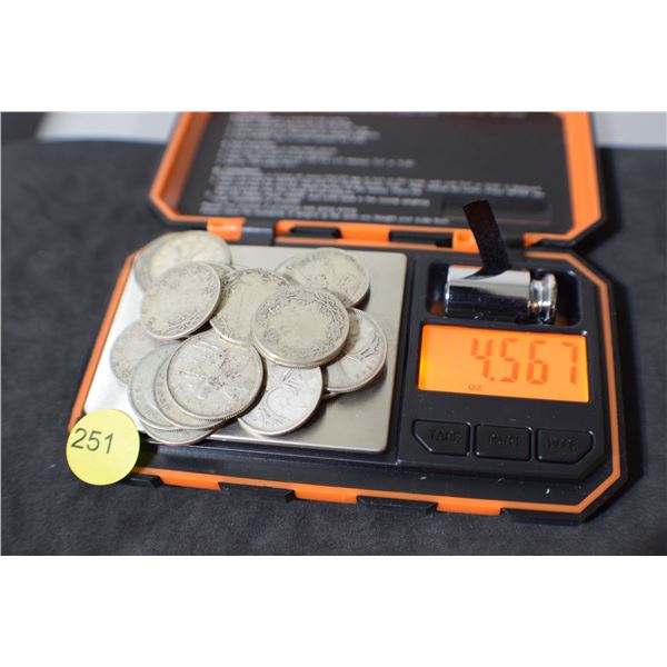 Scrap Canada Coin Silver (quarters) 4.56 oz