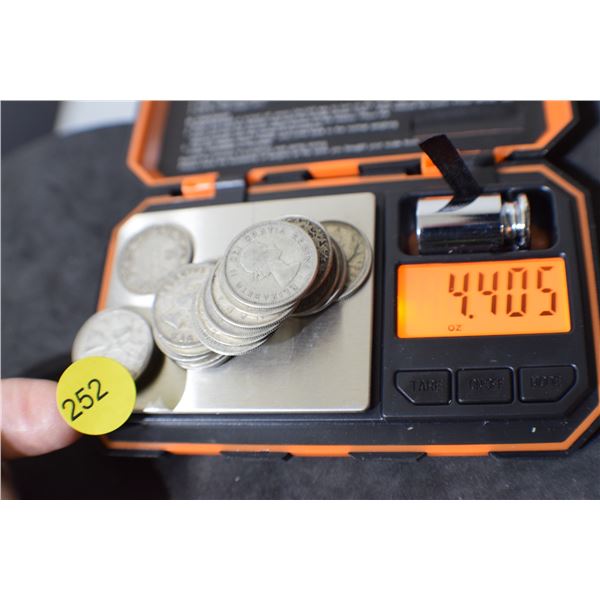 Scrap Canada Coin Silver (quarters) 4.40 oz