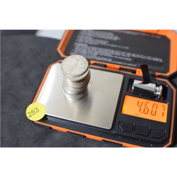 Scrap Canada Coin Silver (quarters) 4.60 oz