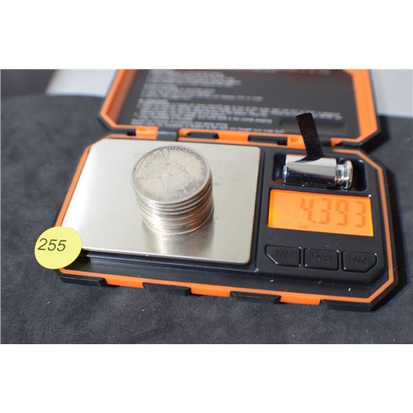 Scrap Canada Coin Silver (50 cent pieces) 4.39 oz