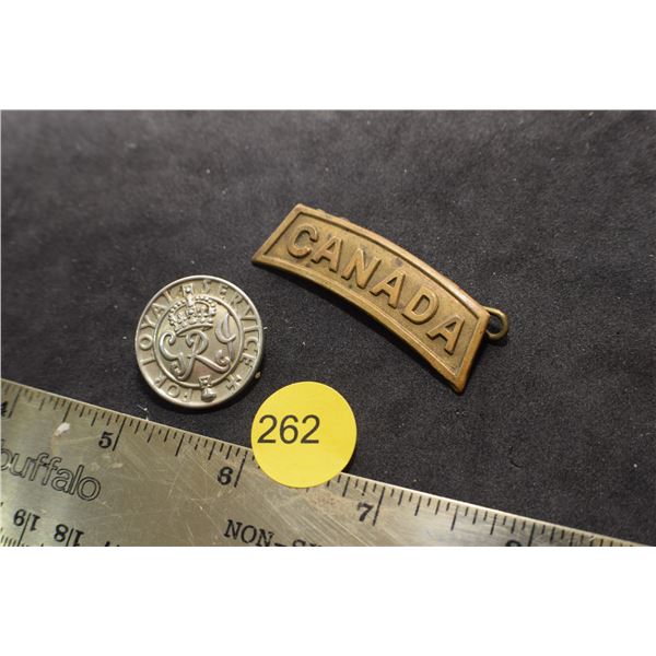 Military Badges/Canada/British service