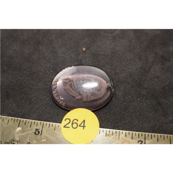 Glass pendant - German Prussian Leader