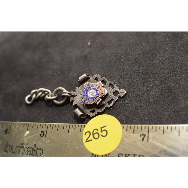 Sterling Royal Canadian Engineer Fob
