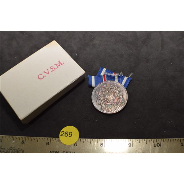 Canada Service Medal/Sterling/box