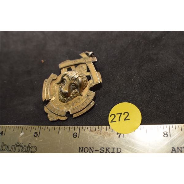 1906 Buffalo Sterling presentation pin/medal