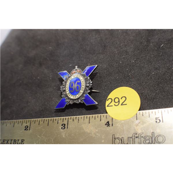 Sterling Canadian Highland Battalion 96