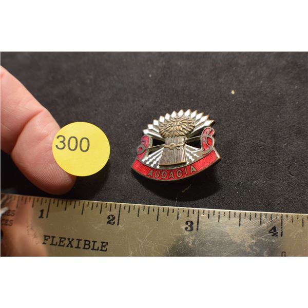 Sterling Audacia pin