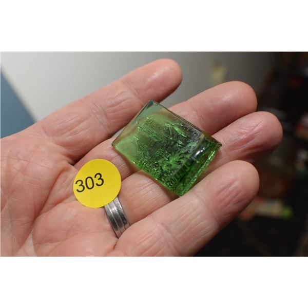 Glass signed German stamp?