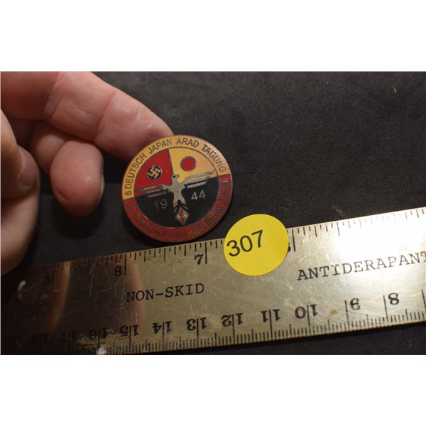 German/Japan WW II pin