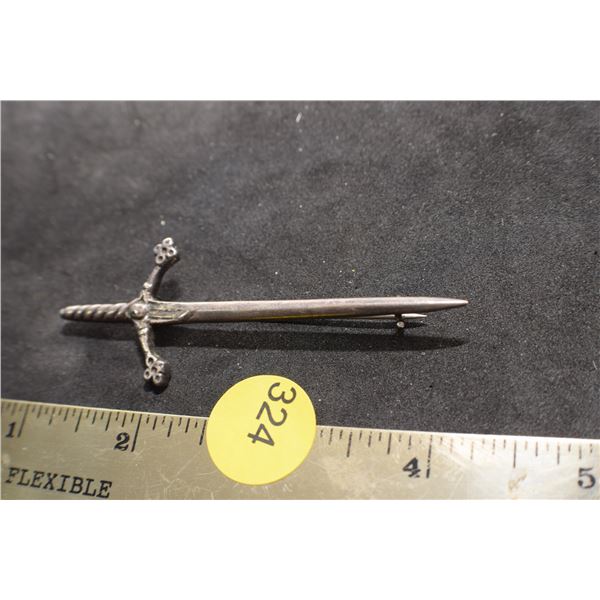 Sterling Sword pin