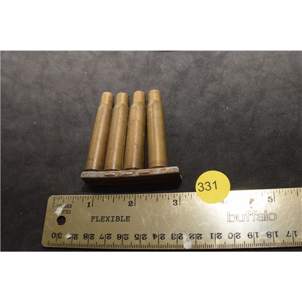 WW II Rifle clip c/w dummy loads?