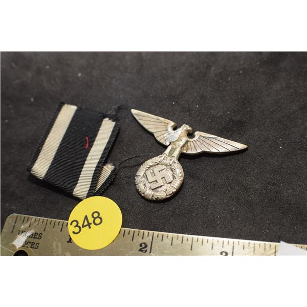 German WW II Luftwaffe SS badge (repaired)
