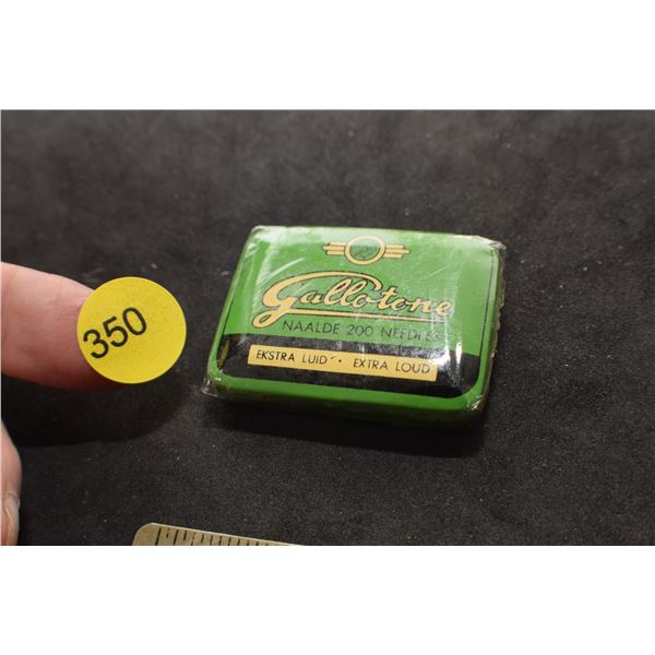NOS Gallotone Needle tin