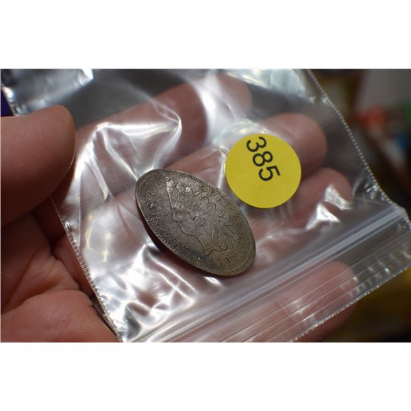 Elongated Indian penny Jamestown 1907