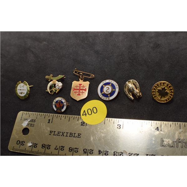 Antique pin lot
